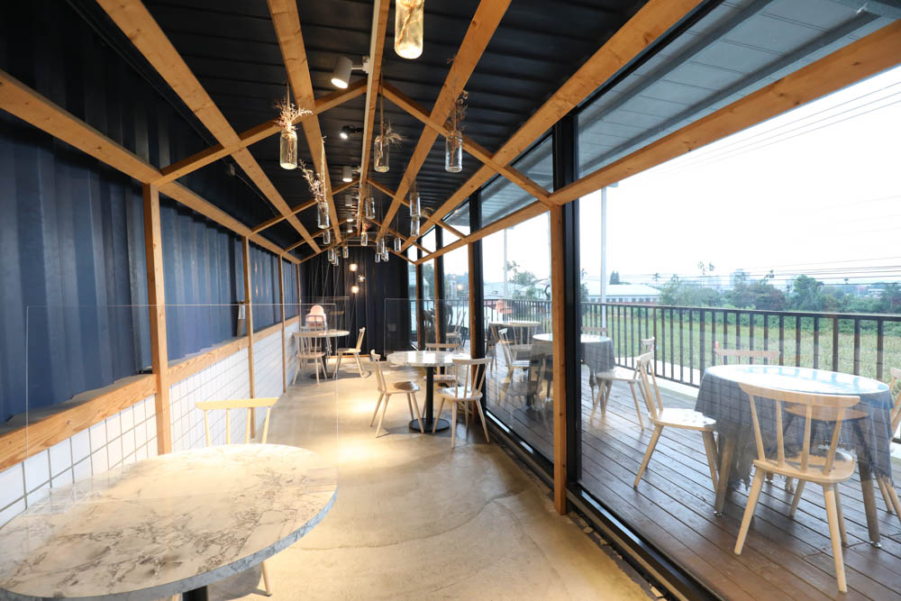南投埔里美食｜肆盒院。繽紛貨櫃屋網美餐廳、精緻早午餐、寵物友善餐廳、舒肥料理、特色美食