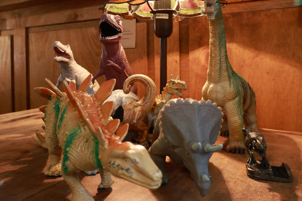 台南中西區美食｜龍百貨。寵物友善餐廳、巷弄內的老宅大份量早午餐、懷舊恐龍主題、龍烙印漢堡