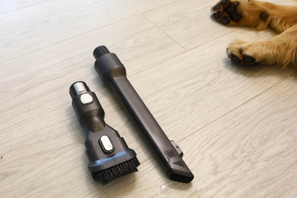 HERAN禾聯智慧感應雙HEPA無線吸塵器 HVC-35EP010｜塵蟎吸頭、超強吸水配件，毛小孩尿尿一吸就清潔乾淨、寵物家庭必備神器！