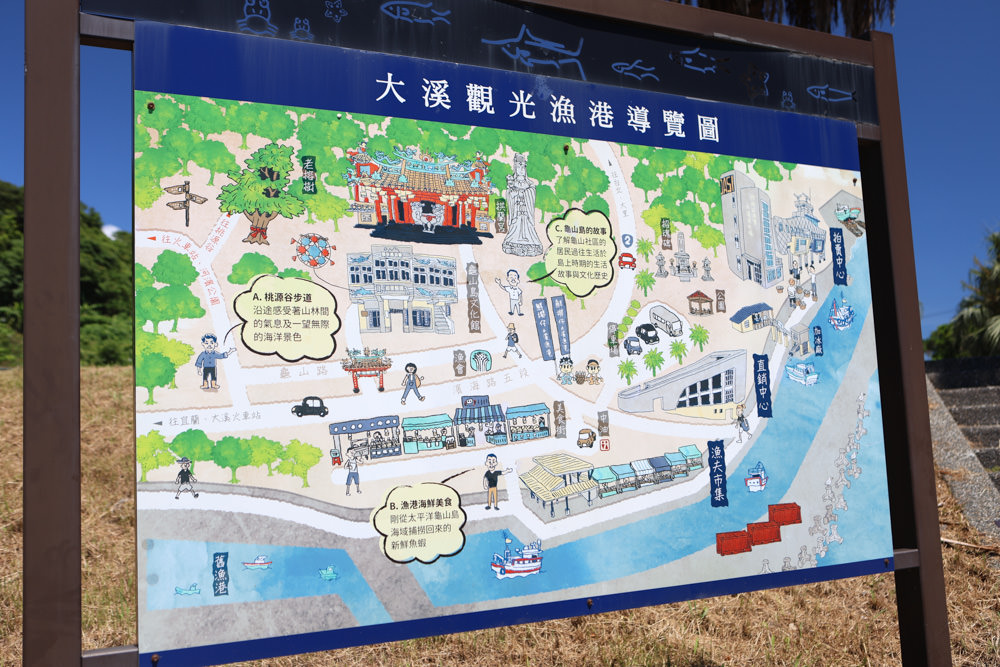 宜蘭頭城景點｜大溪漁港。漁夫市集新鮮海鮮、採買漁獲超新鮮、龍蝦戰車螃蟹生猛海鮮