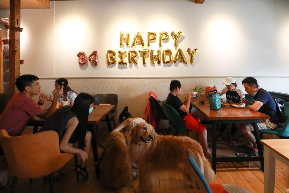 花蓮美食｜好好洋食。花蓮寵物友善餐廳、美國牛排、自助式蔬食沙拉吧、異國米飯套餐料理