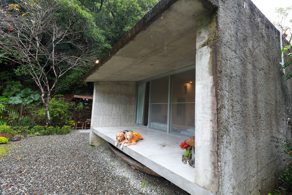宜蘭礁溪住宿推薦｜有朋會館-溪山間的寶盒。寵物友善民宿、絕美森林系villa民宿