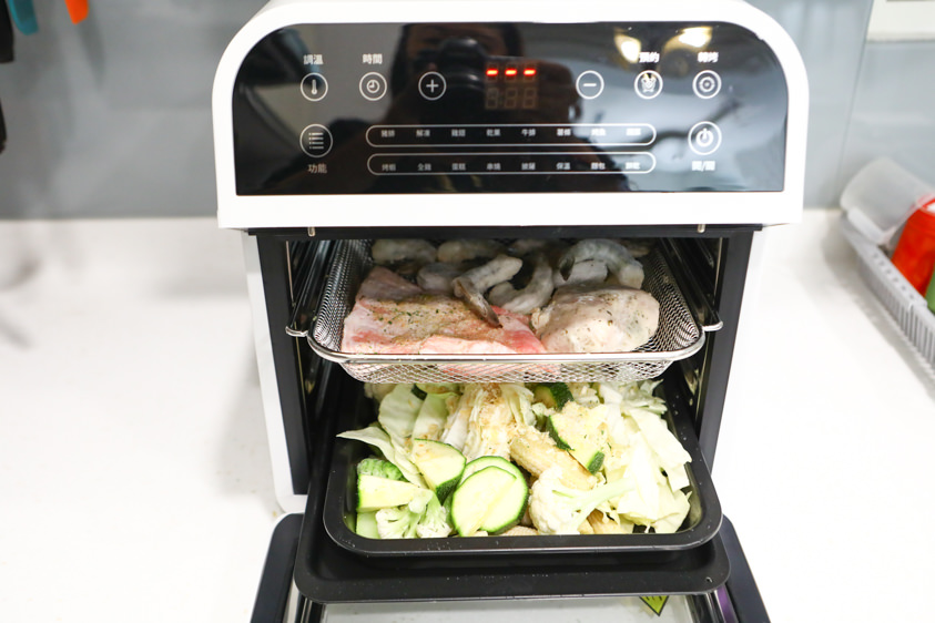 SANSUI山水氣炸烤箱SAF-553W。12L旋風溫控智能大容量。結合氣炸鍋、烤箱、果乾機的多功能料理神器! - 第21張圖 SANSUI山水氣炸烤箱SAF-553W。12L旋風溫控智能大容量。結合氣炸鍋、烤箱、果乾機的多功能料理神器!
