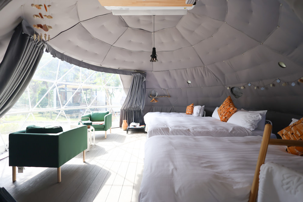 南投峇嵐杉丘BALAN HILL GLAMPING。一泊三食野奢露營體驗、寵物友善奢華露營、絕美星空帳