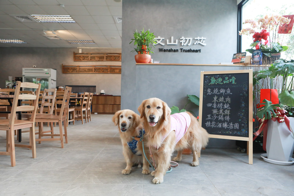 新店美食｜文山初芯景觀餐廳。寵物友善餐廳、新店文山農場內的老上海功夫菜