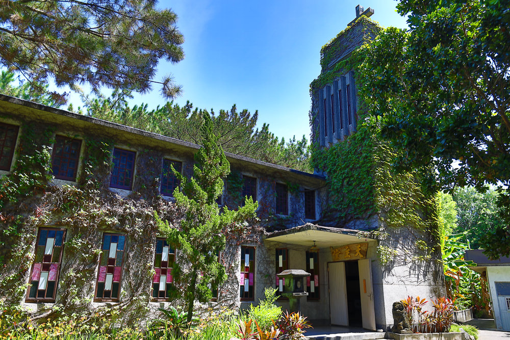 花蓮新城景點｜新城天主堂。日本神社改建的神秘百年教堂、綠意盎然的諾亞方舟