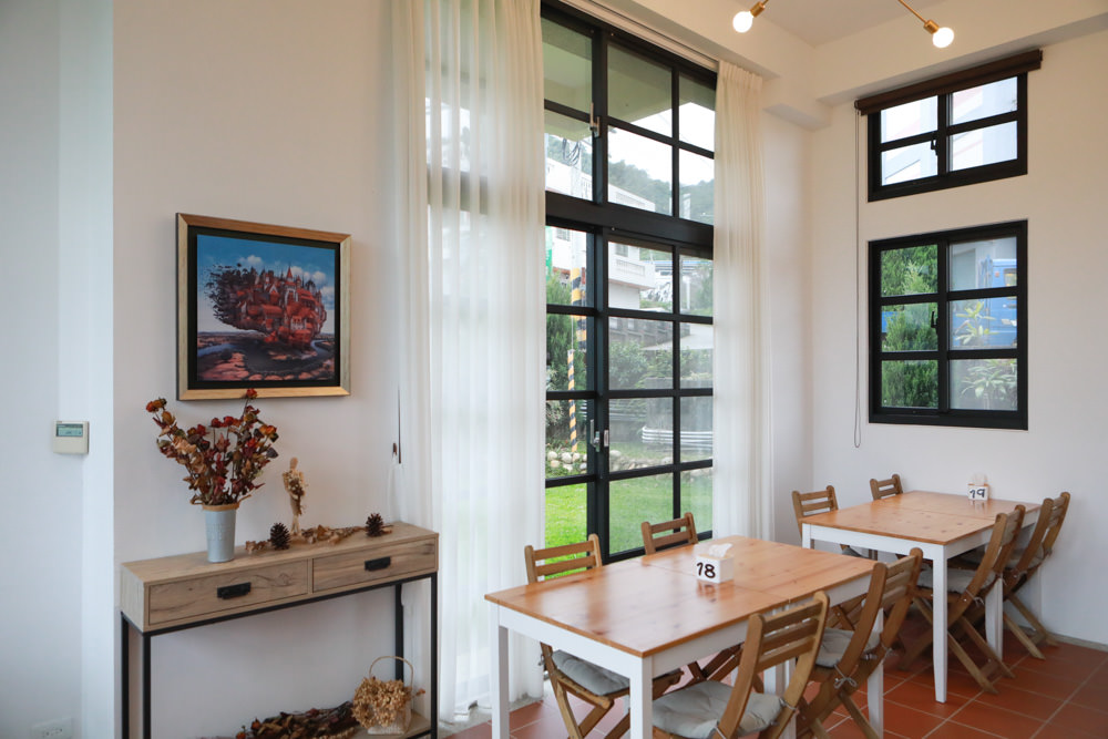 台中新社美食｜山水啡Cafe&Meal。寵物友善餐廳、歐風庭園景觀咖啡廳、下午茶、輕食