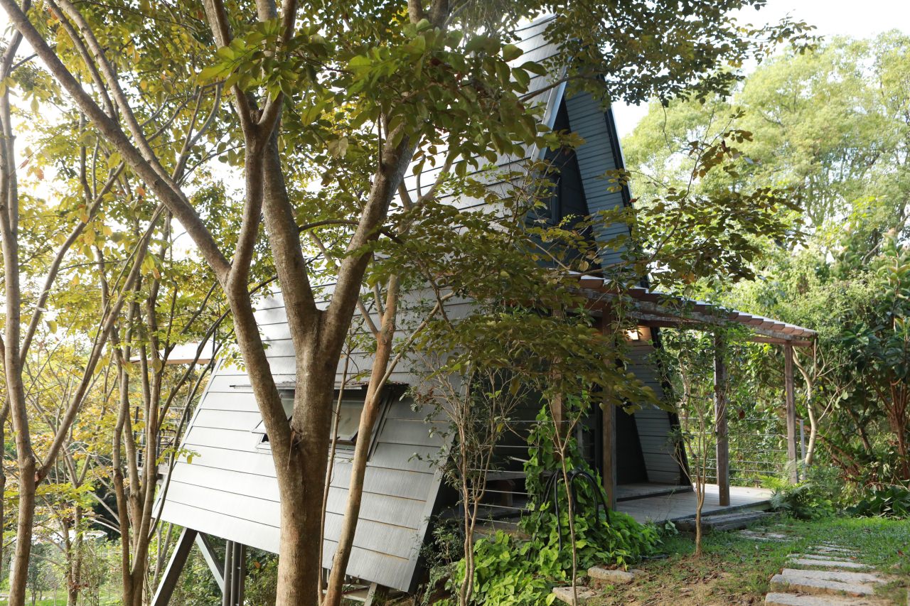 台中東勢民宿｜樹之間民宿。寵物友善民宿、曙屋唯美樹屋、森林系山林獨棟小木屋