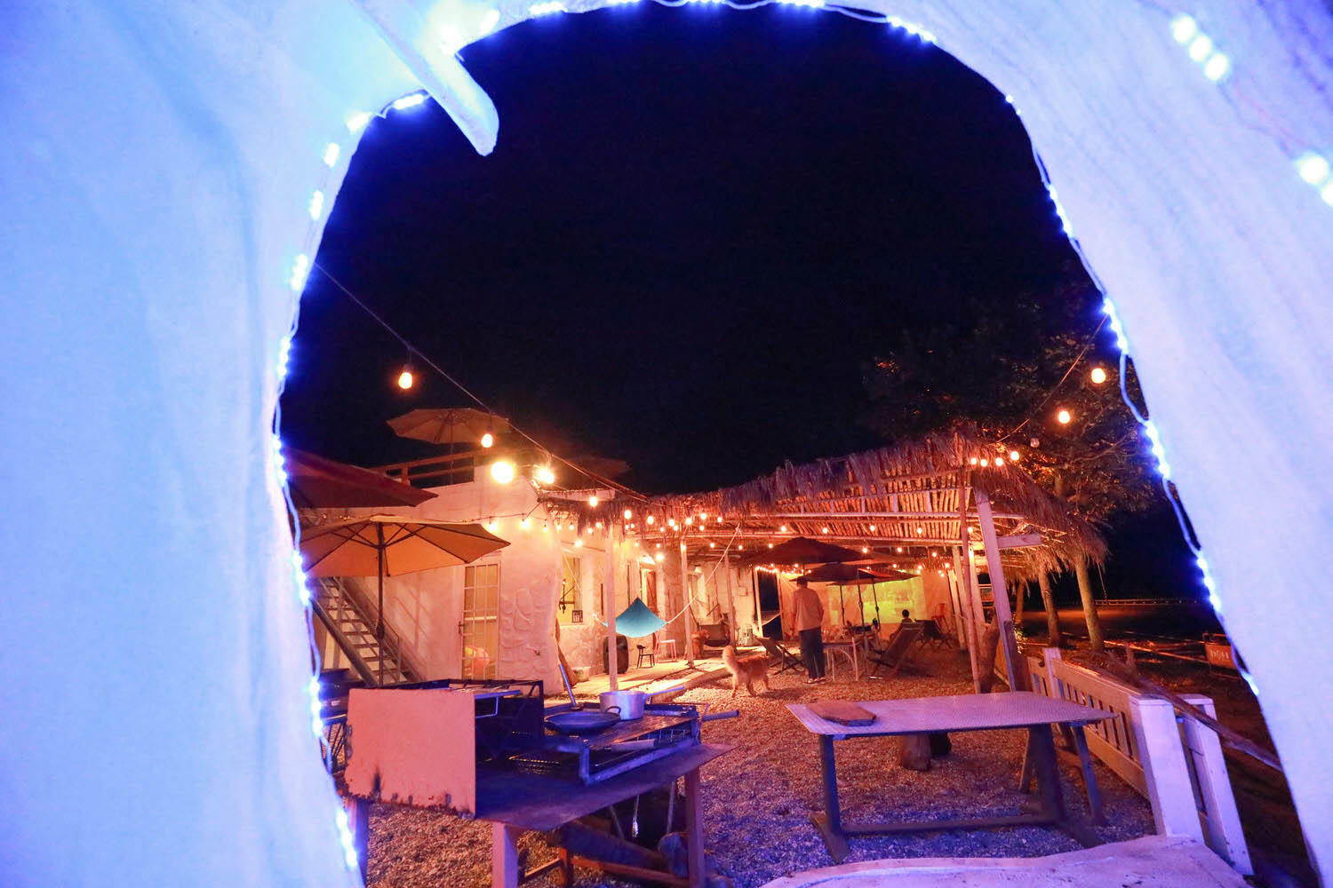 毛小海洋俱樂部｜花蓮鹽寮。花蓮寵物友善民宿、花蓮海景包棟民宿、露營風格美學、野營、星空電影院