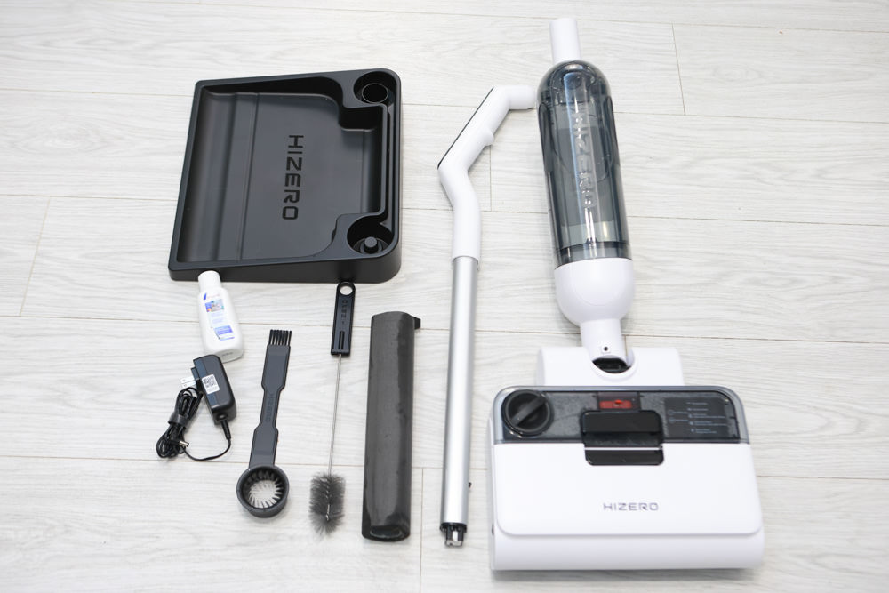 HIZERO赫茲智能仿生洗地機 F100｜多功能創新全能清潔、乾濕垃圾分離、徹底告別傳統吸拖