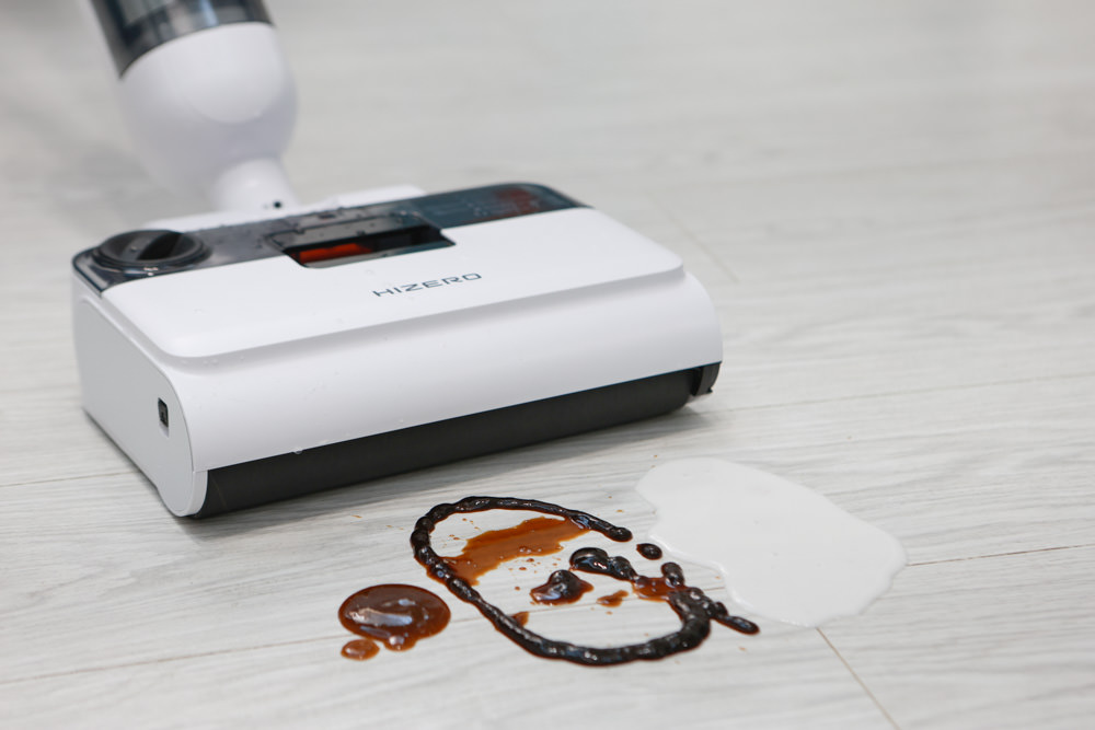 HIZERO赫茲智能仿生洗地機 F100｜多功能創新全能清潔、乾濕垃圾分離、徹底告別傳統吸拖