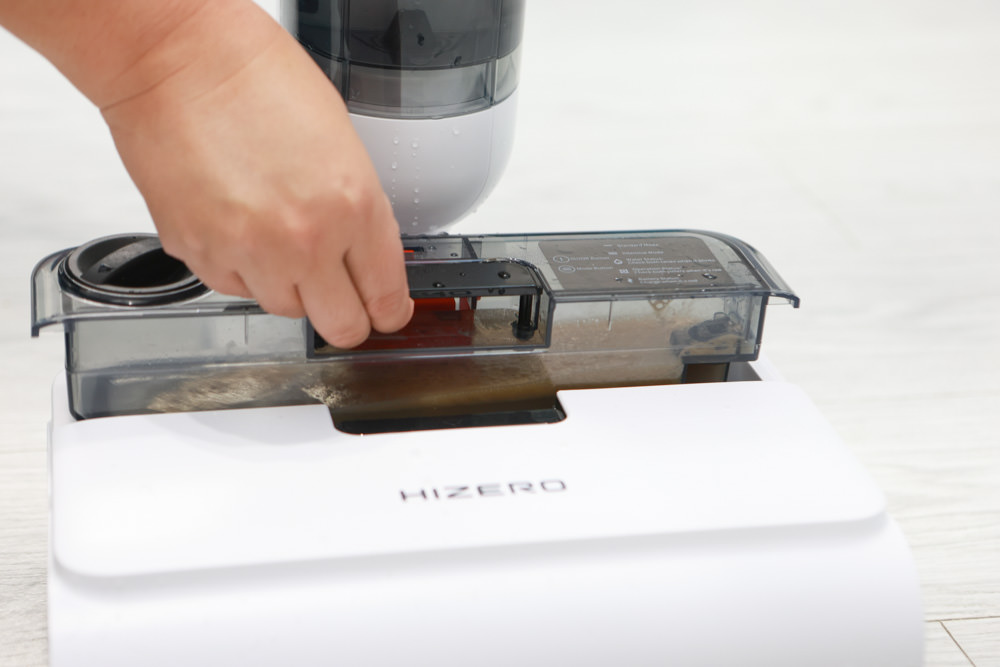 HIZERO赫茲智能仿生洗地機 F100｜多功能創新全能清潔、乾濕垃圾分離、徹底告別傳統吸拖