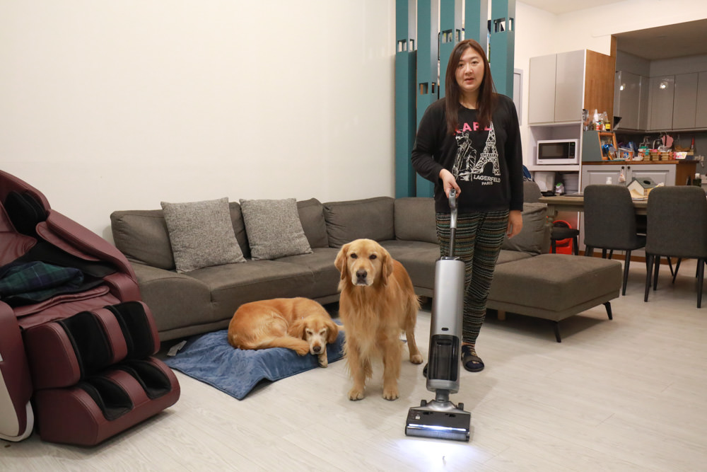 OSOTEK 順造H200黑豹無線吸拖一體洗地機。6合一吸塵/拖地/吸水/除菌/自動清潔/熱烘乾、全方位地板清潔、清潔打掃必備神器