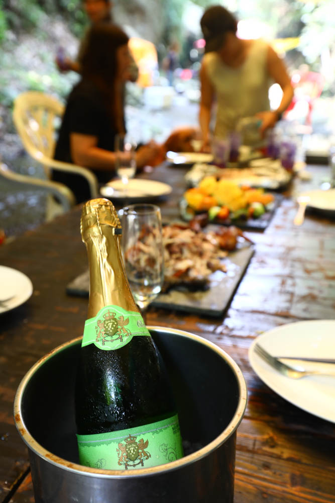 花蓮｜嘻餐町溪畔餐桌。浮誇峽谷下午茶、網美鞦韆吊床、漫步清澈溪流中溯溪、豐盛多元化的美味佳餚、還有窯烤披薩DIY