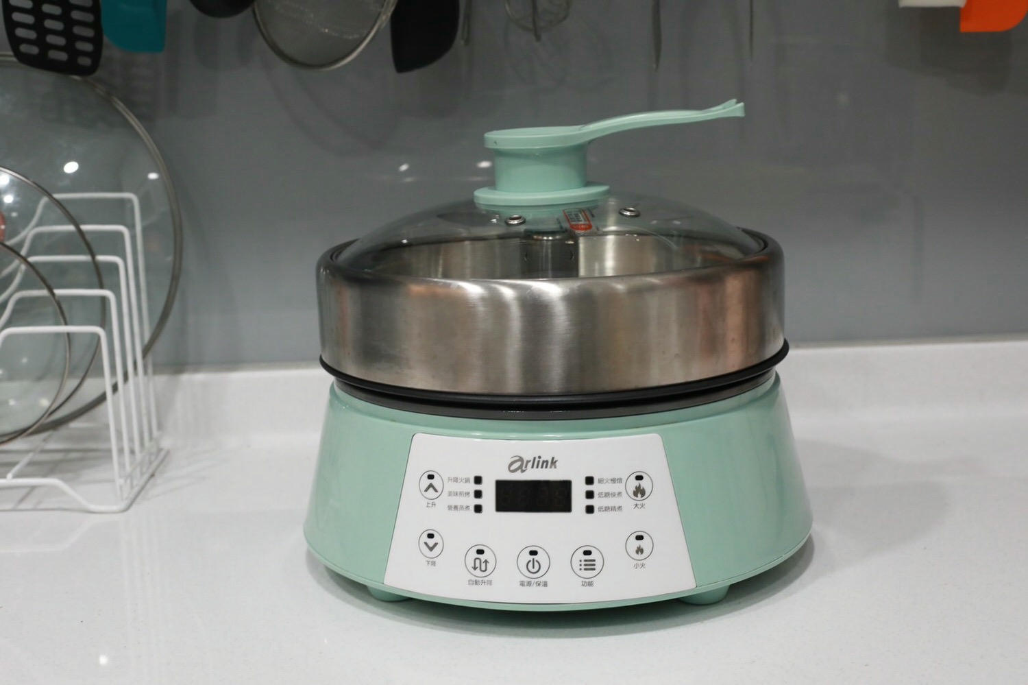 團購Arlink鍋主任｜ALRINK多功能升降火鍋全新5秒自動升降 。2021必備家電、明星網紅狂推、一機抵多機、還可以燒烤！