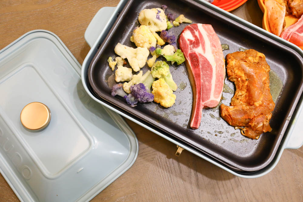 開團｜日本BRUNO多功能電烤盤｜煎牛排、燒烤、壽喜燒、章魚燒、鬆餅、鴛鴦鍋、毛小孩料理通通輕鬆搞定