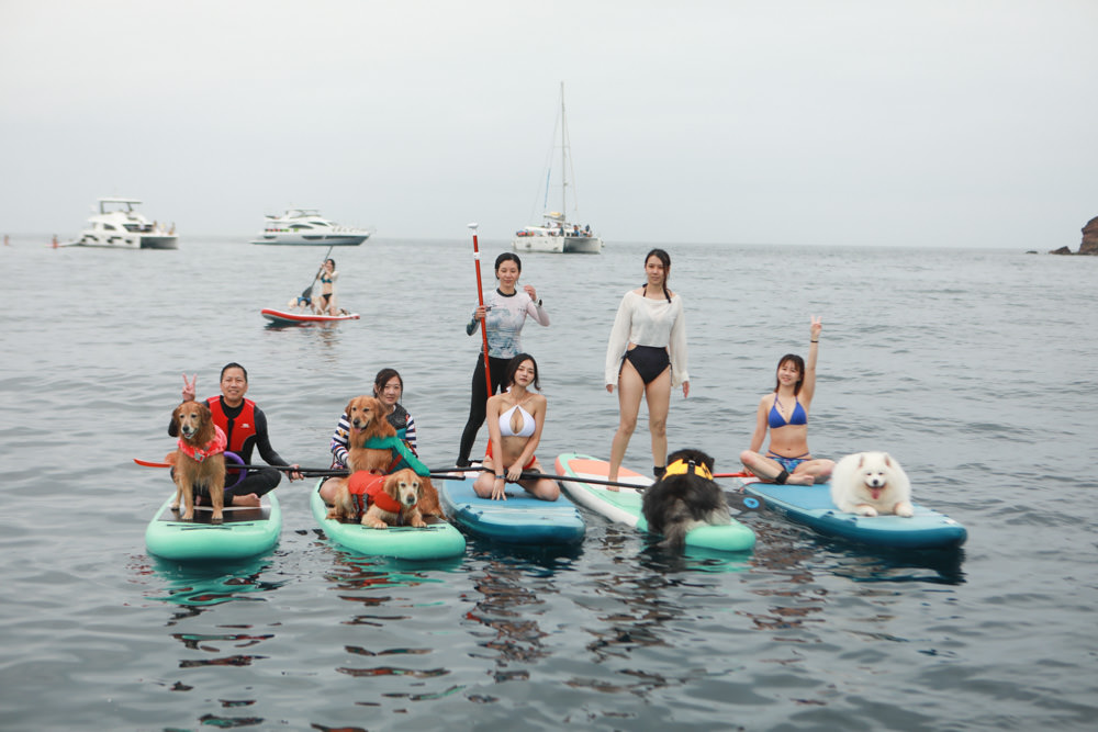 宜蘭頭城｜龜山島牛奶海。宜蘭牛奶海遊艇、SUP立槳體驗、超夢幻蒂芬尼藍的牛奶海絕美美景