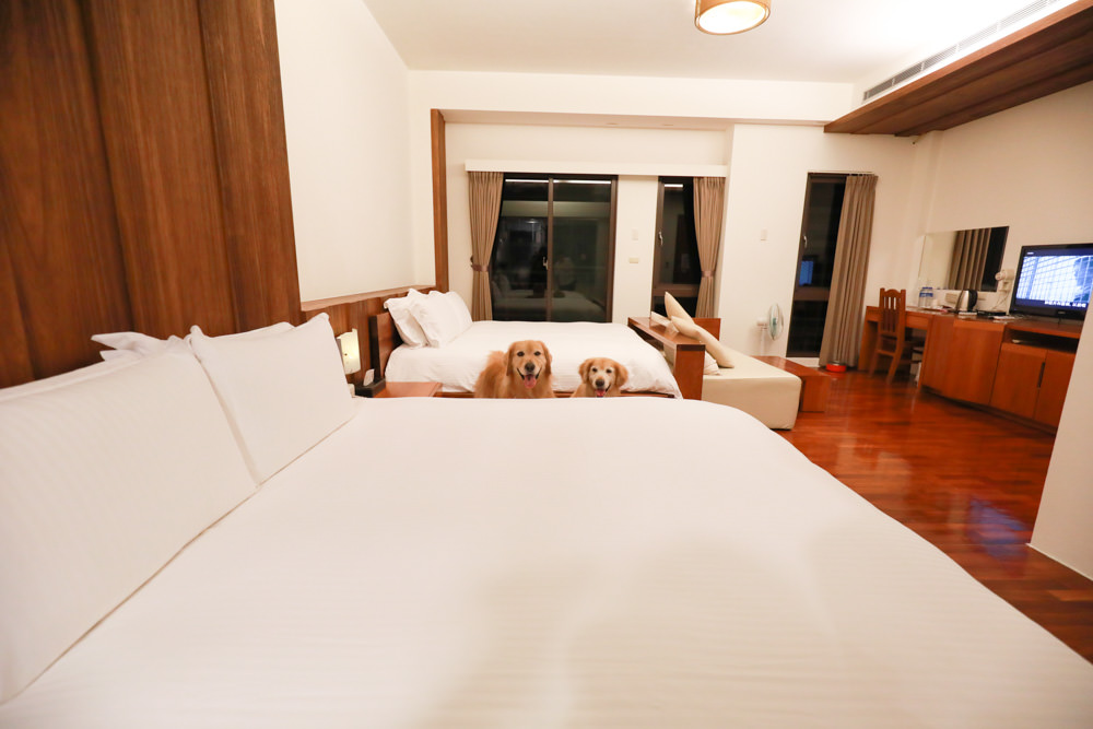 宜蘭礁溪。靜界溫泉會館。寵物友善民宿、日系風格獨棟Villa，可包棟，每間房間都有溫泉池可泡湯