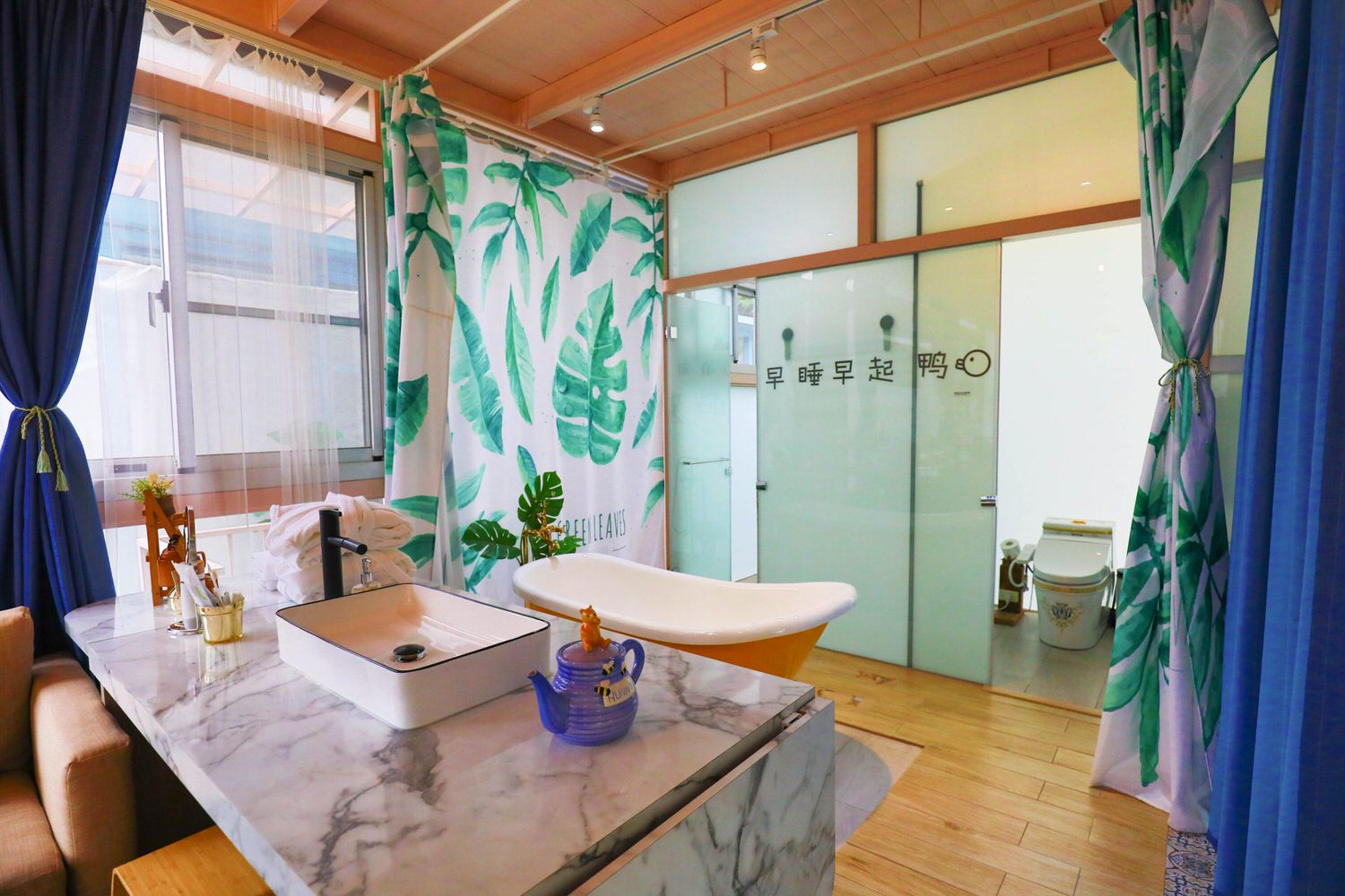 苗栗公館｜福村養生農場。高級精品民宿、森林中的絕美夢幻玻璃屋、一泊三食、寵物友善民宿