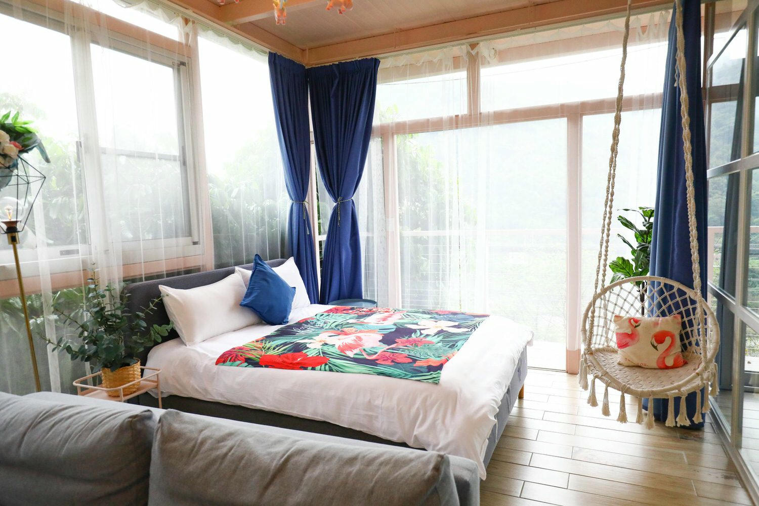 苗栗公館｜福村養生農場。高級精品民宿、森林中的絕美夢幻玻璃屋、一泊三食、寵物友善民宿