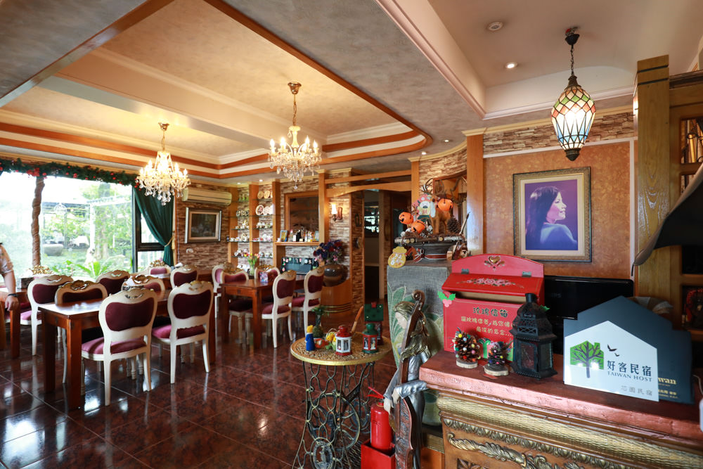 宜蘭冬山民宿｜芯園我的夢中城堡。歐洲童話風情溜滑梯民宿、寵物友善民宿、童話故事城堡民宿