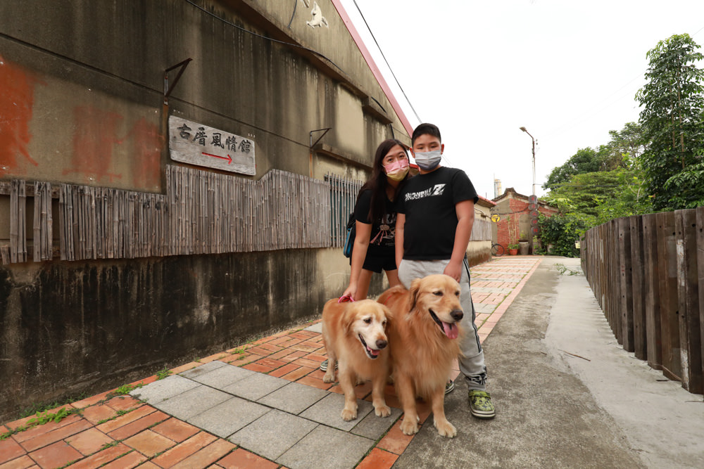 苗栗頭份傳統美食｜蘆竹湳古厝的灶腳。寵物友善餐廳、三合院吃古早味料理、台灣傳統古玩技藝體驗