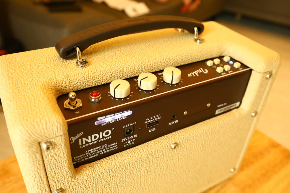 Fender Indio 無線藍牙喇叭 |美式搖滾復刻藍牙音響、實用性兼具經典復古時尚外型、攜帶方便、 - 第14張圖 Fender Indio 無線藍牙喇叭 |美式搖滾復刻藍牙音響、實用性兼具經典復古時尚外型、攜帶方便、