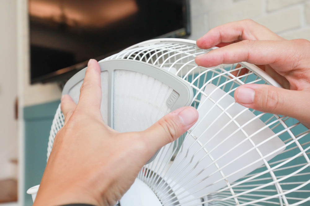 USii奈米纖維立扇濾網。日本原裝進口、電風扇瞬間變身空氣清淨機！！寵物家庭必備！！