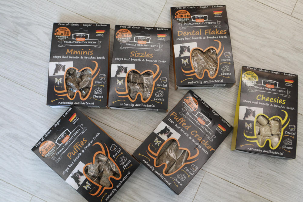 寵物｜Qchefs德國黑科技天然潔牙零食系列。日常口腔保健、咀嚼幫助控制牙垢、輕鬆潔牙、保持口腔好口氣！