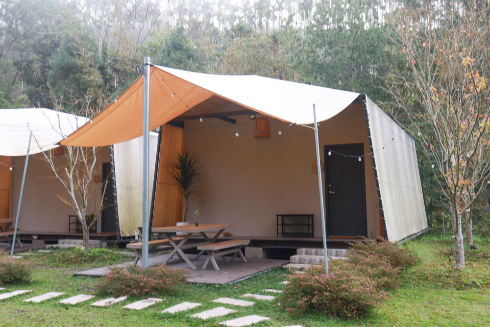 南投埔里民宿葉子祕境森林系Villa 。寵物友善民宿、偽豪華懶人露營、森林系民宿、鄰近日月潭、桃米生態村