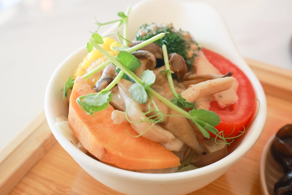 台北內湖美食｜其時Bistro小酒館。寵物友善餐廳、有圍籬綠意草皮、寵物鮮食餐點、日式和風餐點