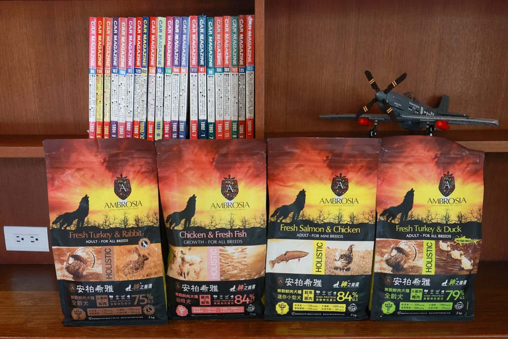 希臘安柏希雅Ambrosia無穀鮮肉犬糧、單一肉蛋白系列狗糧｜狗飼料、融合地中海健康飲食、添加橄欖油、多種超級食物