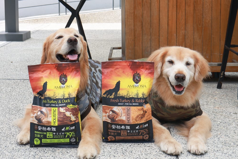 希臘安柏希雅Ambrosia無穀鮮肉犬糧、單一肉蛋白系列狗糧｜狗飼料、融合地中海健康飲食、添加橄欖油、多種超級食物