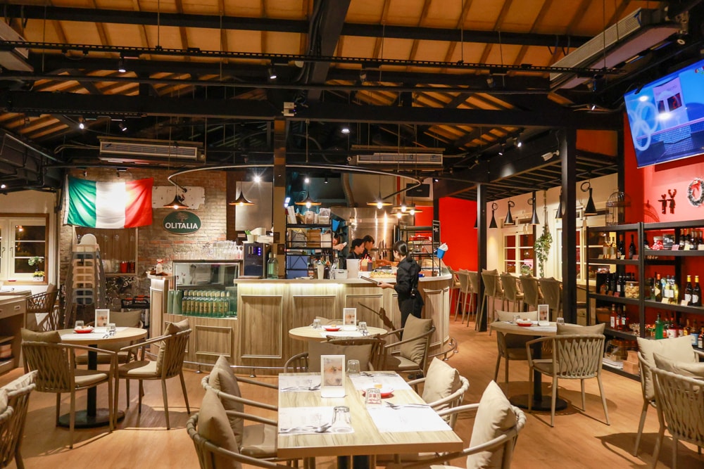 台北士林美食｜阿緹卡Pizza專賣店Antica58。陽明山美軍宿舍餐廳、寵物友善餐廳、草山小鎮、羅馬方形披薩