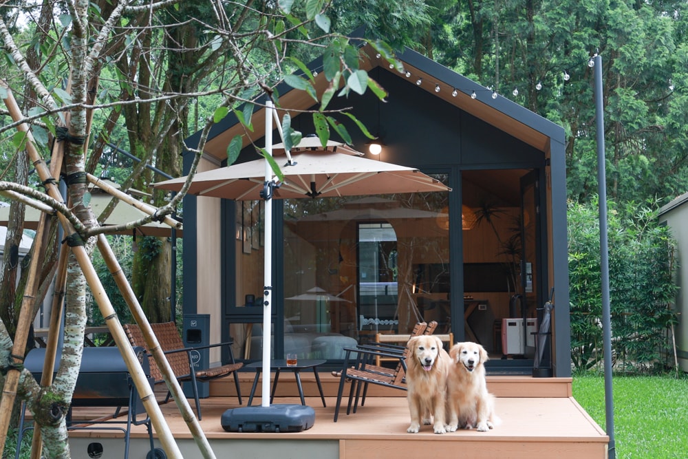 南投魚池｜3JD Home二館。日月潭絕美民宿森林villa、露營車、寵物友善民宿、一泊三食、露天風呂