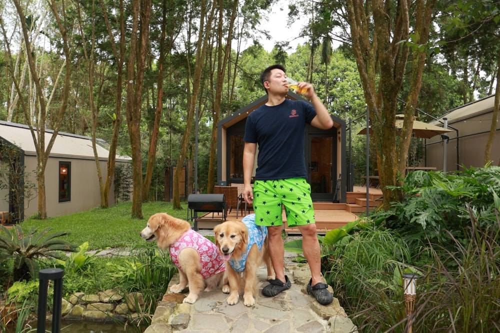 南投魚池｜3JD Home二館。日月潭絕美民宿森林villa、露營車、寵物友善民宿、一泊三食、露天風呂