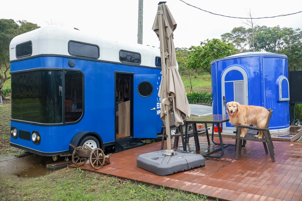 新北貢寮。丹內丹內野奢莊園豪華露營、懶人露營車｜東北角寵物友善、親子友善、法式星空屋、全包式度假體驗