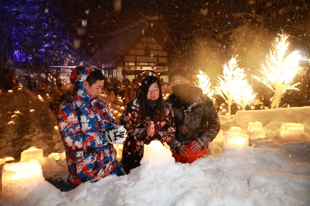 北海道札幌冬季秘境｜定山溪神社 × 雪燈路。夢幻雪蠟燭點燈祭，超浪漫の溫泉許願之旅！