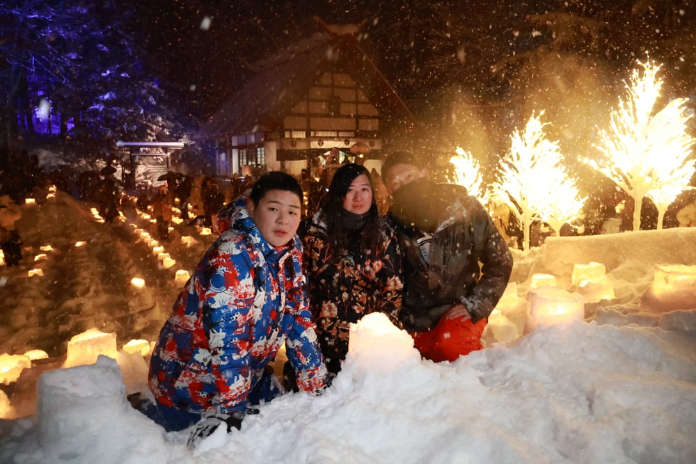 北海道札幌冬季秘境｜定山溪神社 × 雪燈路。夢幻雪蠟燭點燈祭，超浪漫の溫泉許願之旅！
