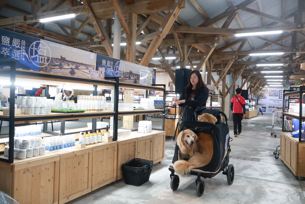 台南寵物友善景點｜北門洗滌鹽工場一日遊攻略。帶毛孩搭遊園車、奔跑草地、探索鹽鄉文化！