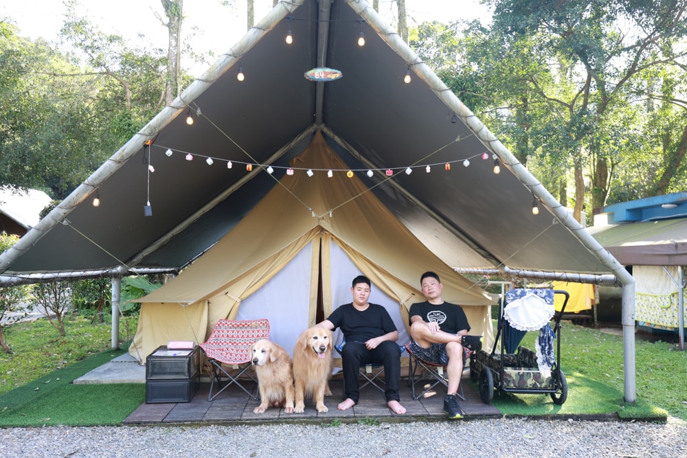 LAPOPO 拉波波村｜基隆豪華露營。一泊三食免裝備、獨立衛浴＋峽谷生態導覽＋寵物友善露營