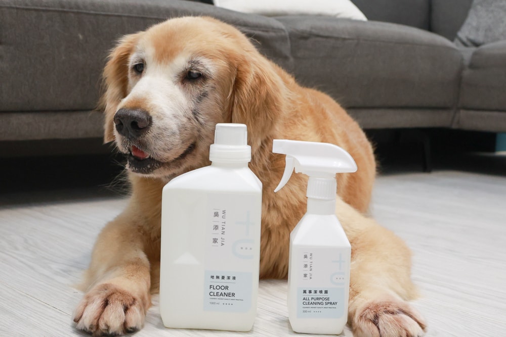毛孩家庭清潔推薦｜吳添家植萃酵素清潔劑！從地板、空氣、織品一次搞定、天然無添加、全方位家庭清潔神隊友