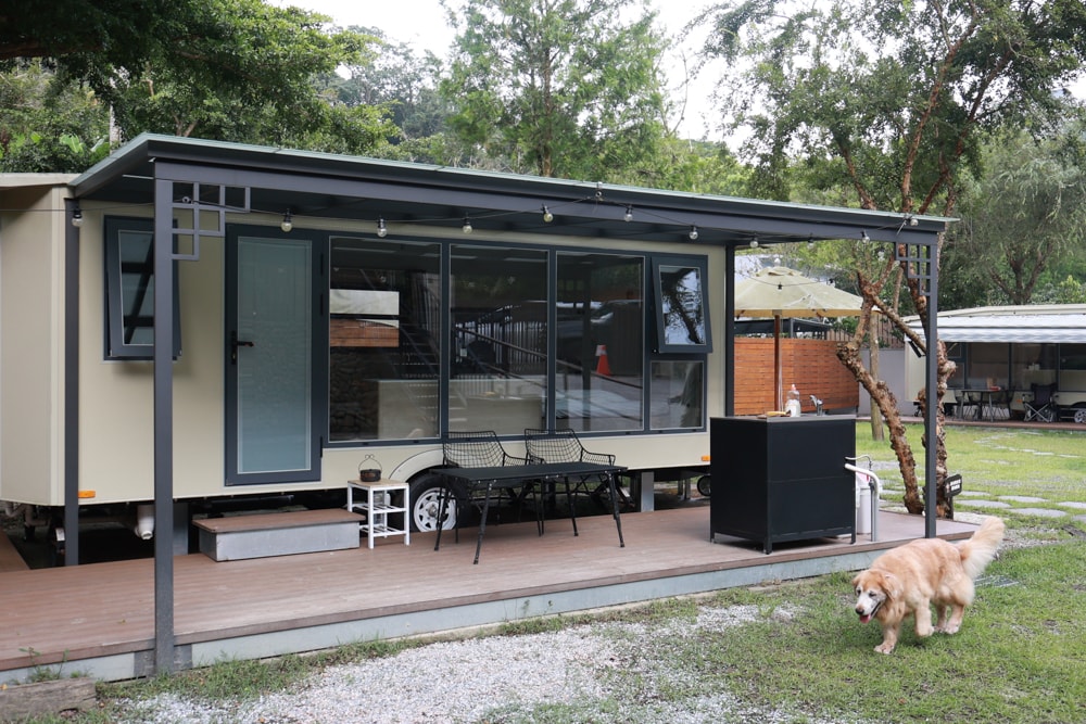 日月潭最Chill的寵物友善住宿｜陌野露營車驛站、寵物友善露營車、免搭帳豪華露營、南投寵物友善住宿