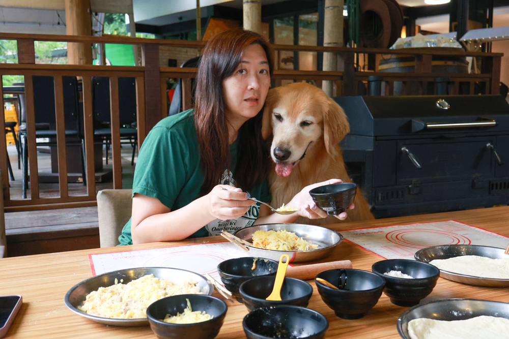 南投溪頭溪部好呆庄野宿體驗庄園|寵物友善露營車&馬車帳篷住宿開箱,一泊二食、野溪抓蝦超好玩! - 第24張圖