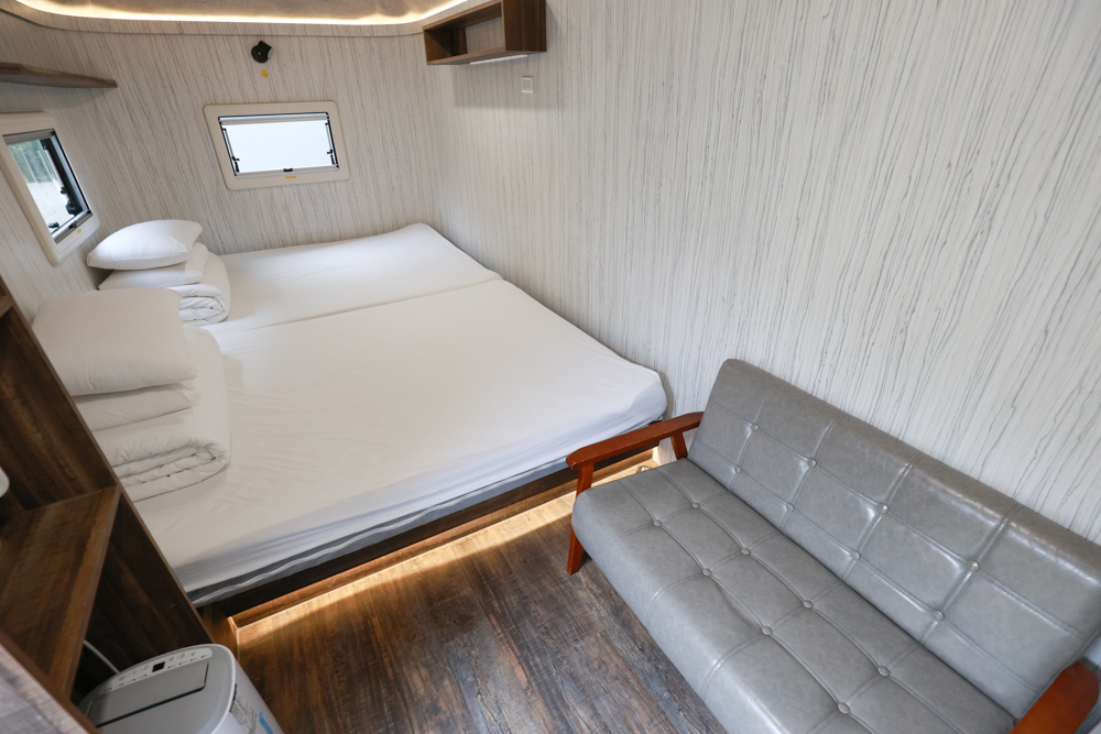 南投溪頭溪部好呆庄野宿體驗庄園|寵物友善露營車&馬車帳篷住宿開箱,一泊二食、野溪抓蝦超好玩! - 第10張圖