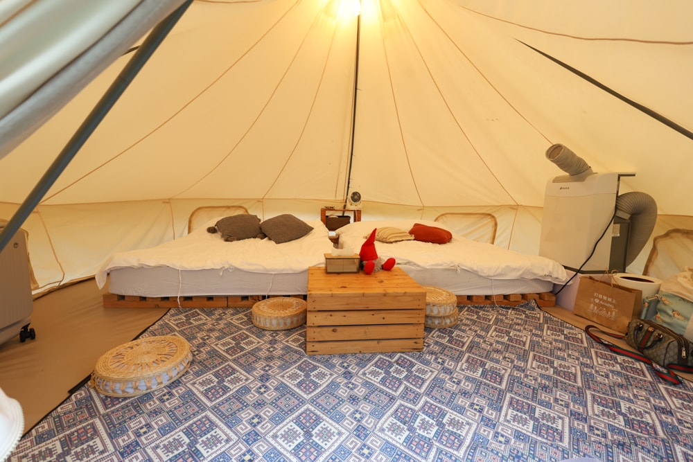 苗栗荒野半島 Glamping ｜湖景第一排豪華露營、一泊二食＋樂團駐唱、寵物友善可帶毛孩
