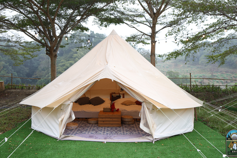 苗栗荒野半島 Glamping ｜湖景第一排豪華露營、一泊二食＋樂團駐唱、寵物友善可帶毛孩