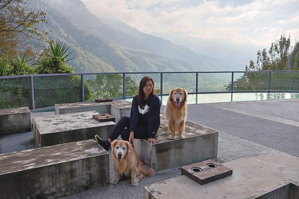 新竹尖石景點｜日見森嵐。山景第一排玻璃屋咖啡廳、寵物友善餐廳，可帶狗狗一起吃鍋放空、欣賞絕美山嵐美景！