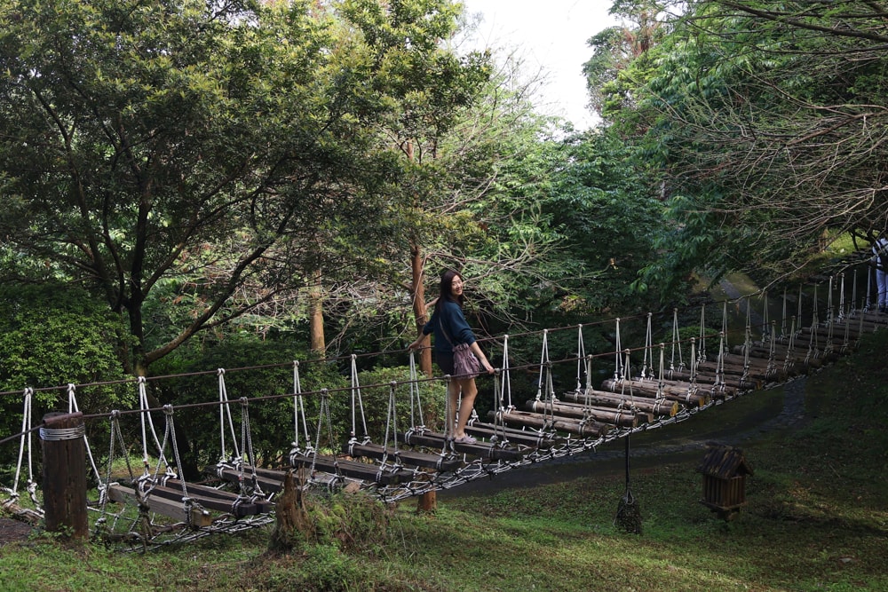 宜蘭冬山山林系住宿推薦｜香格里拉休閒農場。蘭陽平原美景＋天空鞦韆＋寵物友善一泊二食