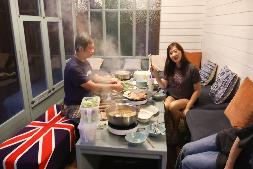 南投寵物友善住宿｜心沐灣 Sun Moon Bay Villa。日月潭最新豪華露營推薦，寵物友善住宿、私人泳池、星空帳篷、Villa渡假一次滿足
